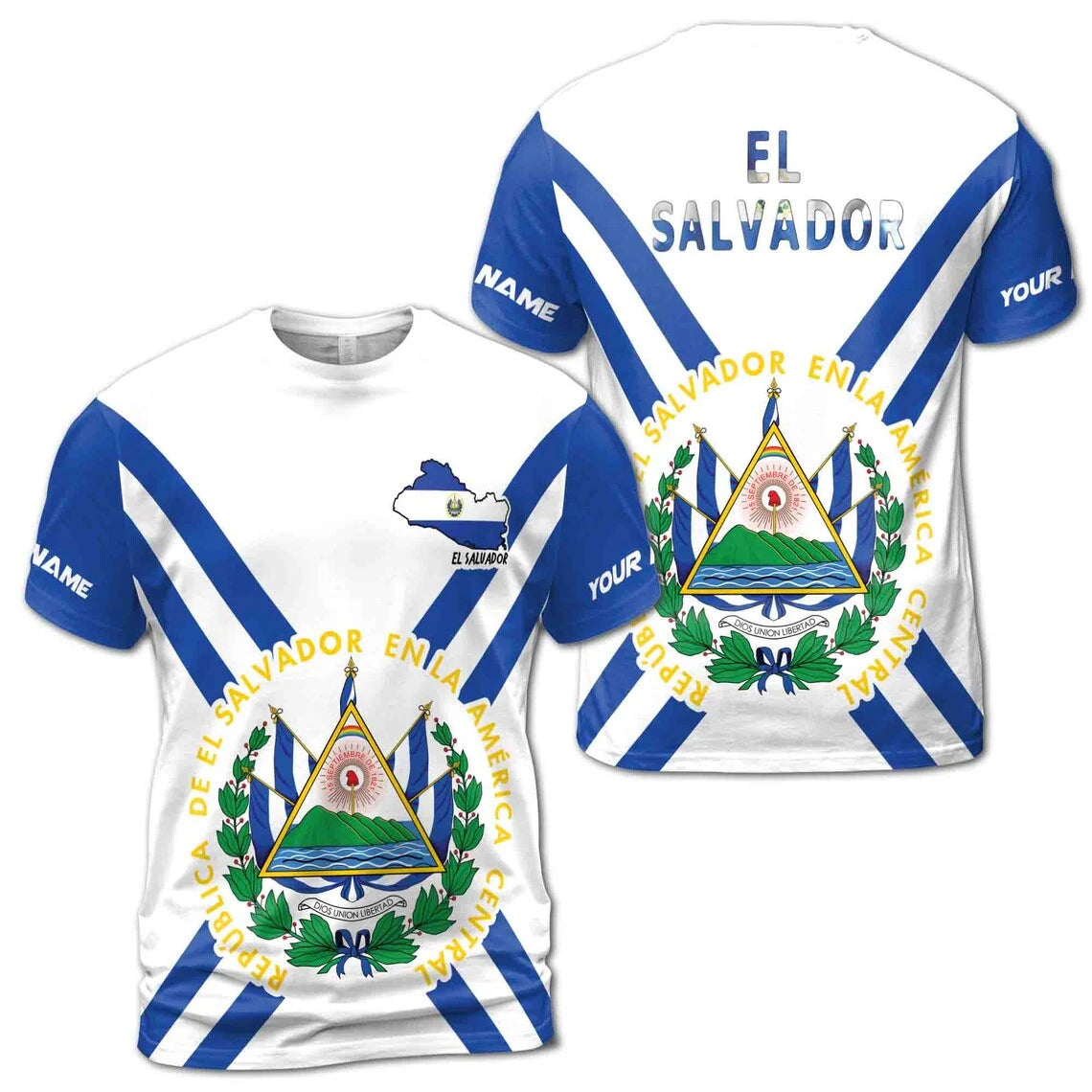 Camiseta Patriótica El Salvador
